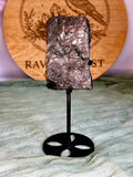 Hypersthene Raw Specimen on Custom Display Stand