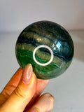 Blue Banded Fluorite Sphere