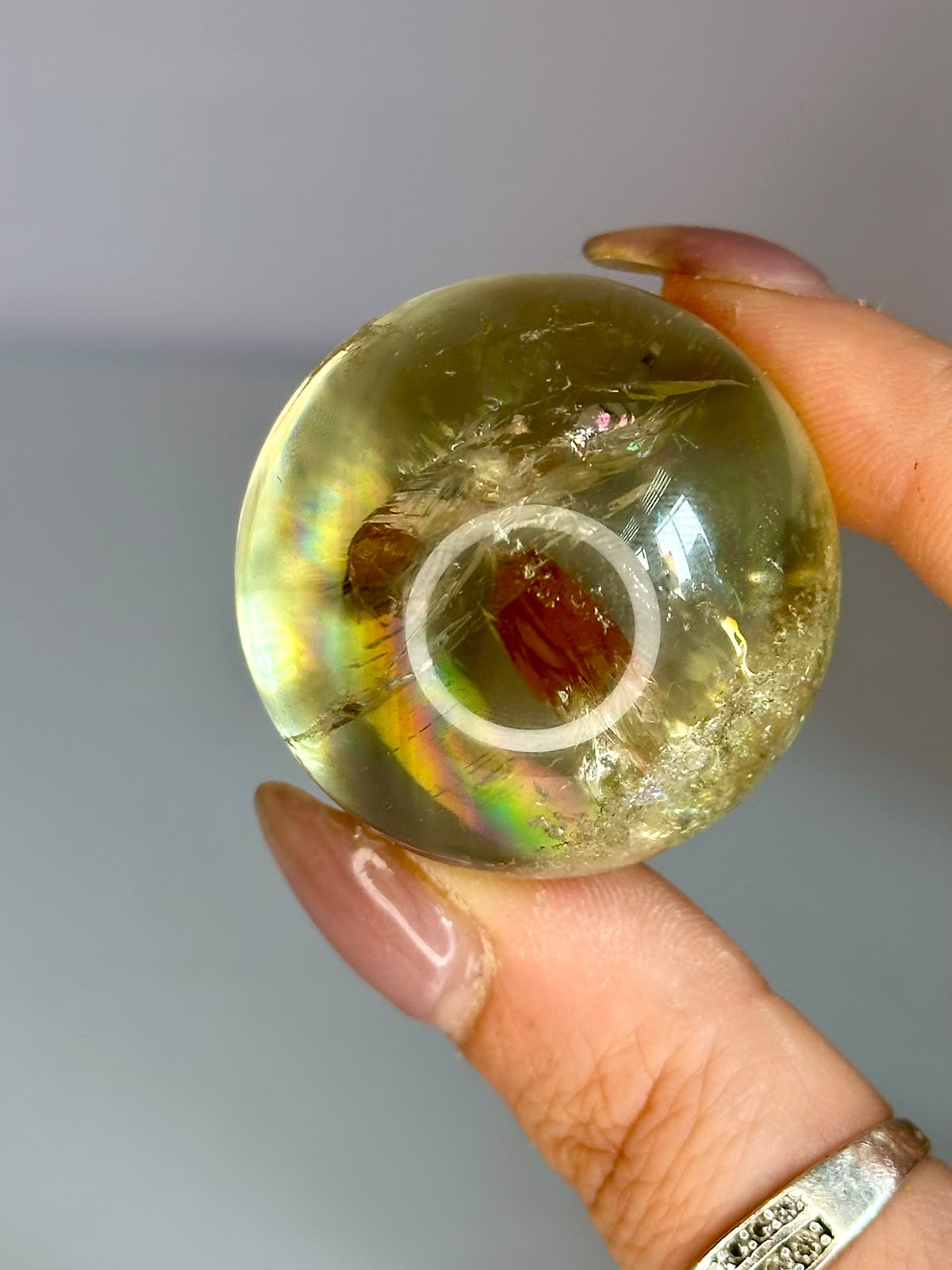 Rainbow Citrine Sphere