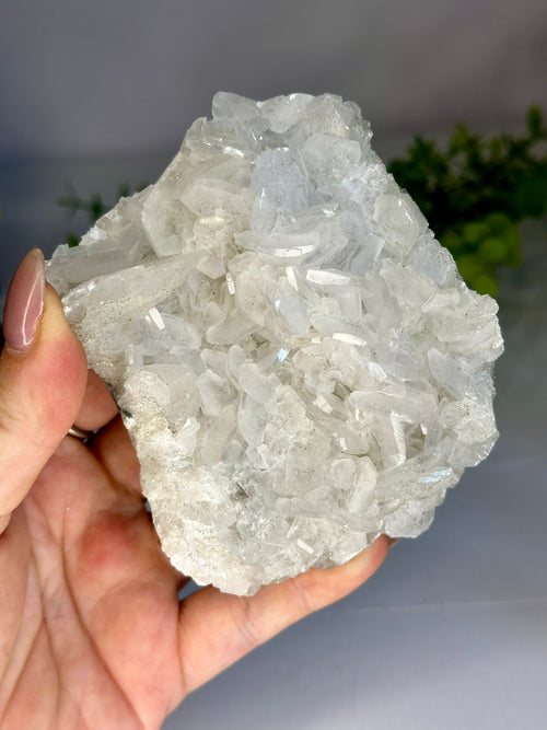 Angel Kisses Calcite Cluster with Pyrite Glitter #2