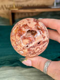 Pink Crazy Lace Sphere Druzy