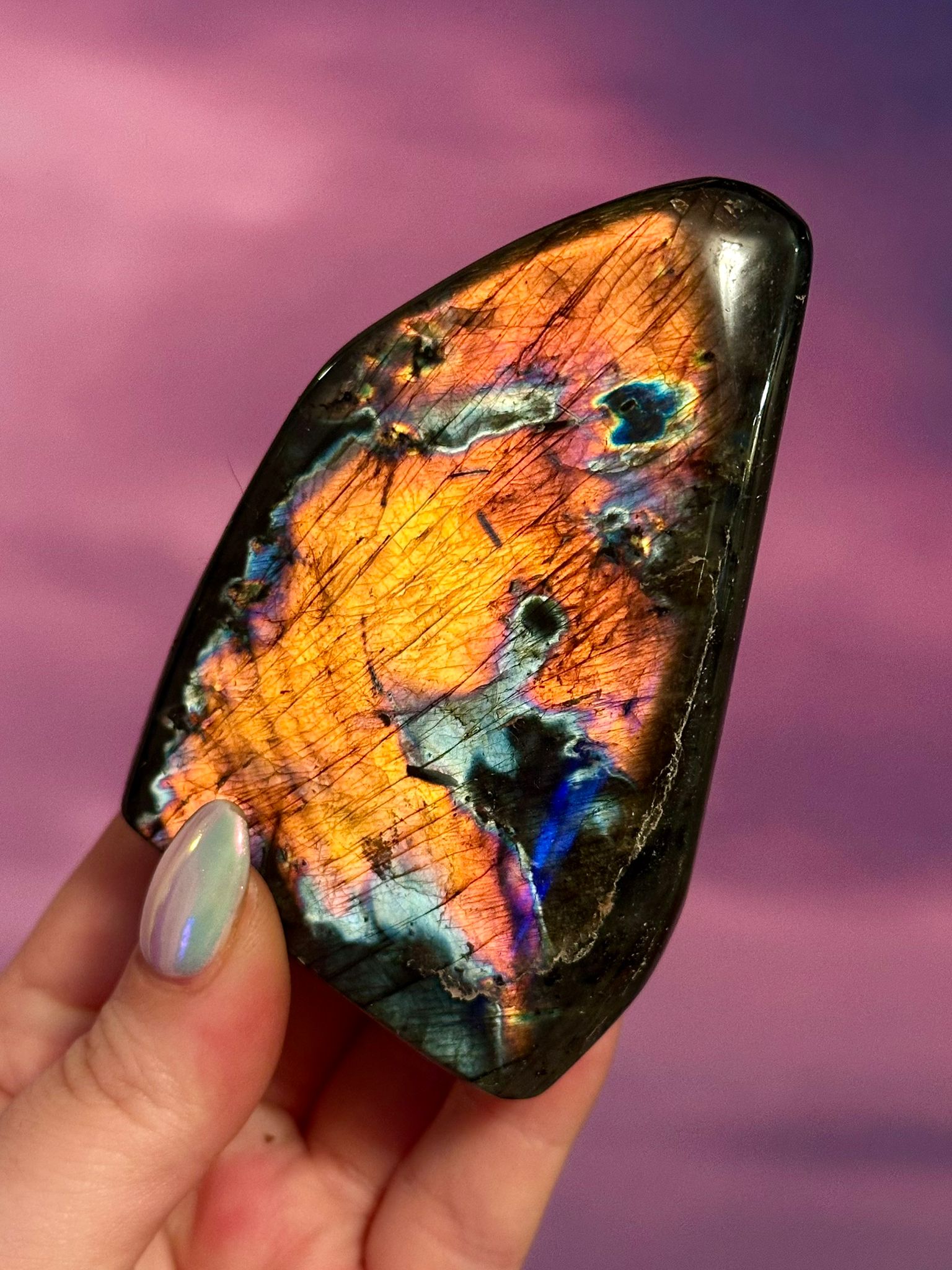 Veil of Aurora Labradorite — Aurelith