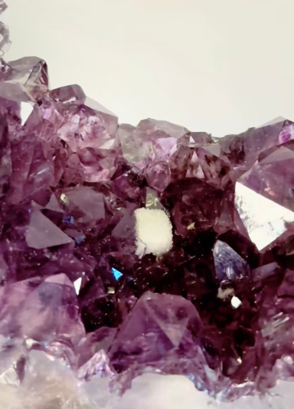 Exceptional Brazilian Amethyst Portal with Calcite