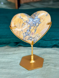 Yellow Maligano Jasper Heart