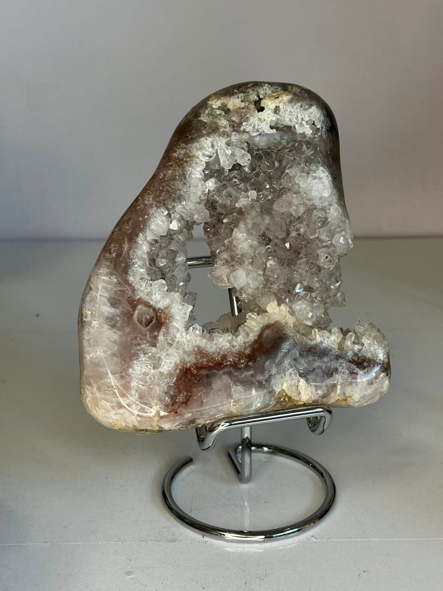 Large Pink Amethyst Druzy Freeform