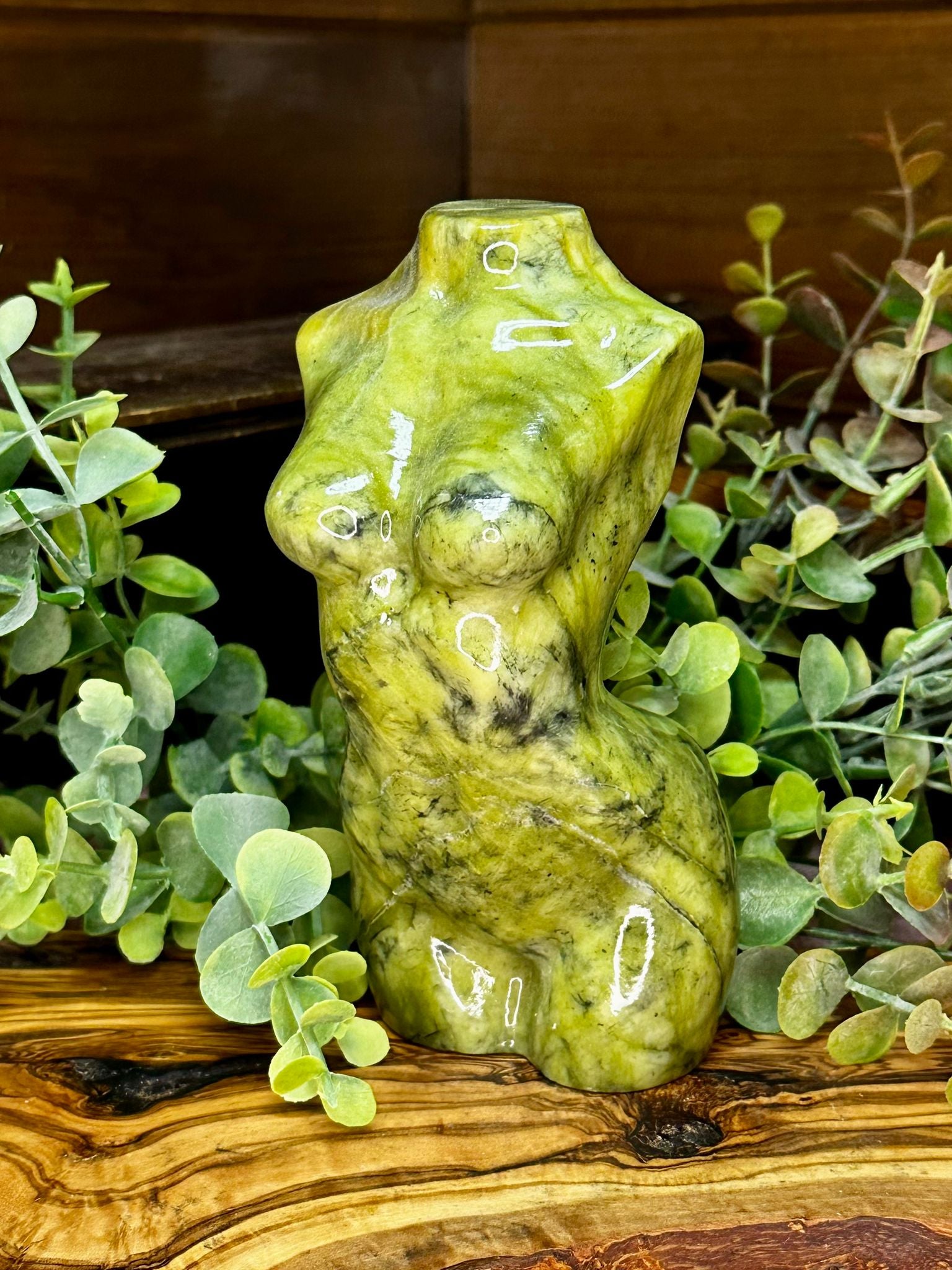 XL Serpentine Goddess Carving