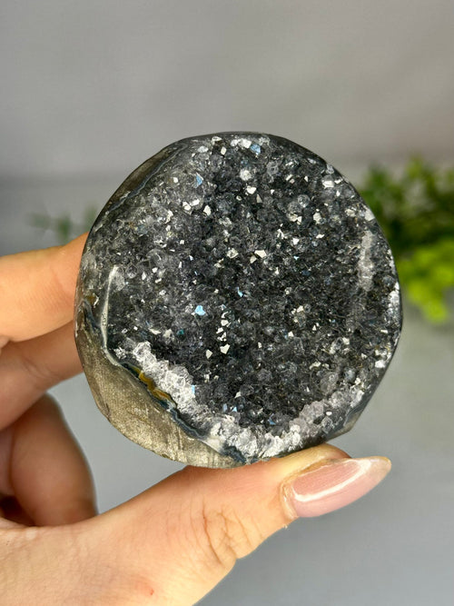 Black Amethyst Cut Base