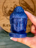 Blue Aventurine Buddha Head