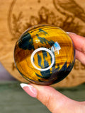 High Quality Golden Blue Tiger's Eye Sphere