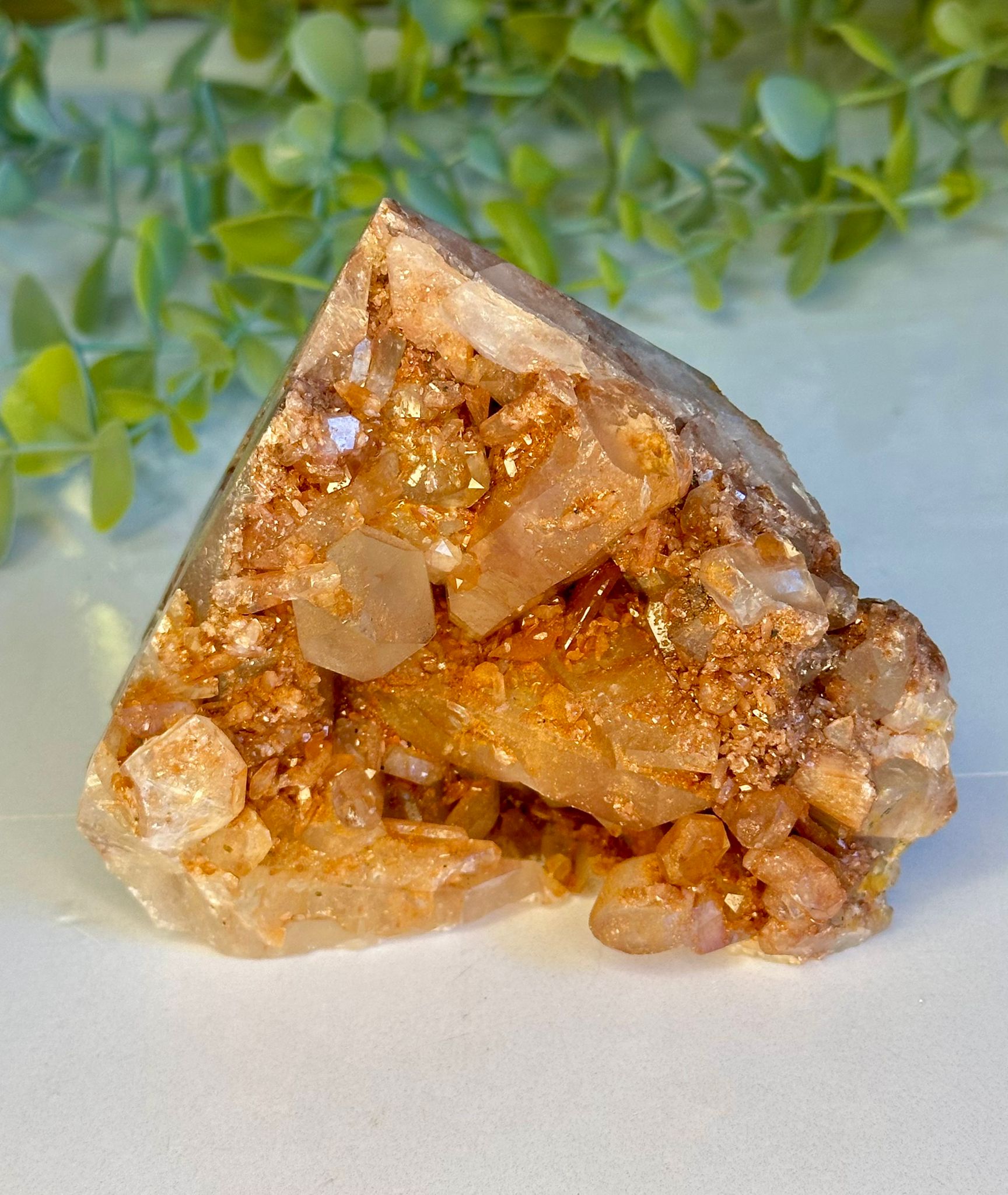 Large Hematoid Quartz Cluster
