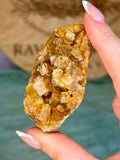 Golden Honey Cubic Fluorite - Okorusu Namibia