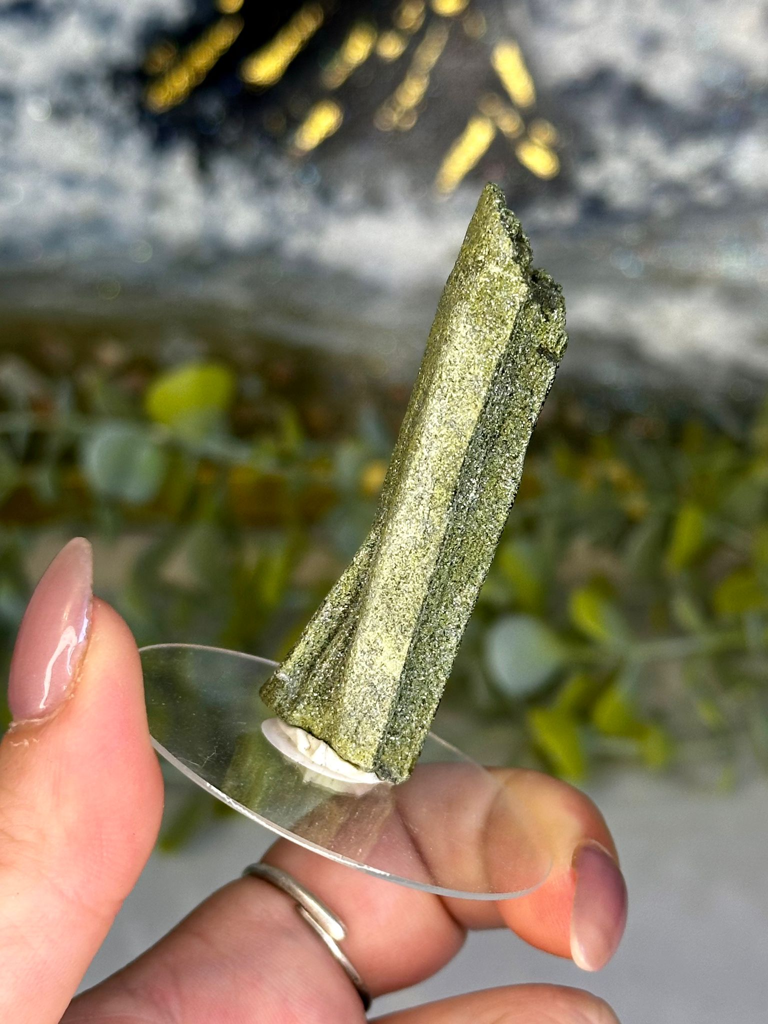 Turkish Epidote Crystal Point