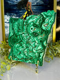 XL High Grade Polished Malachite Display Piece
