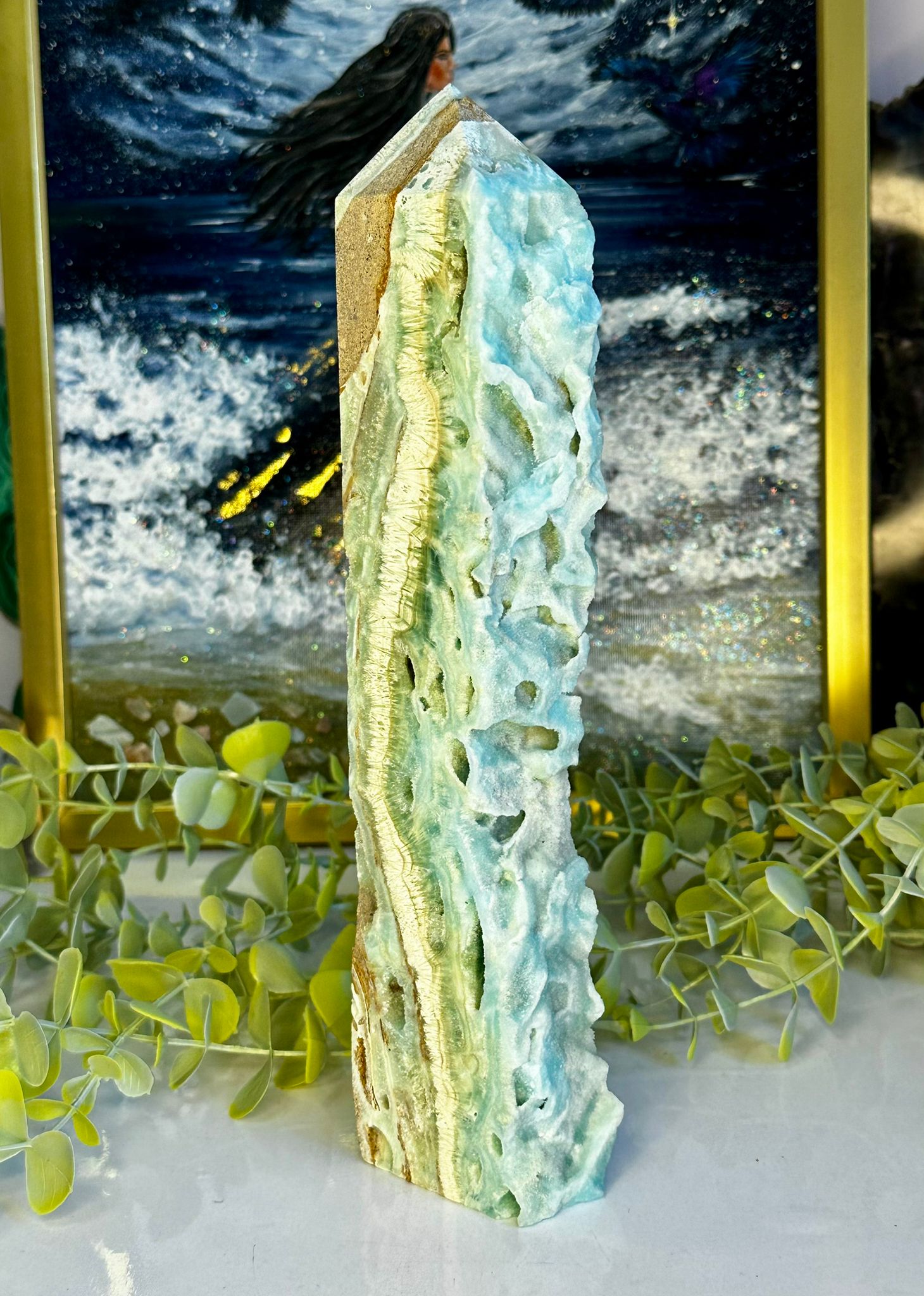Large Hemimorphite Tower