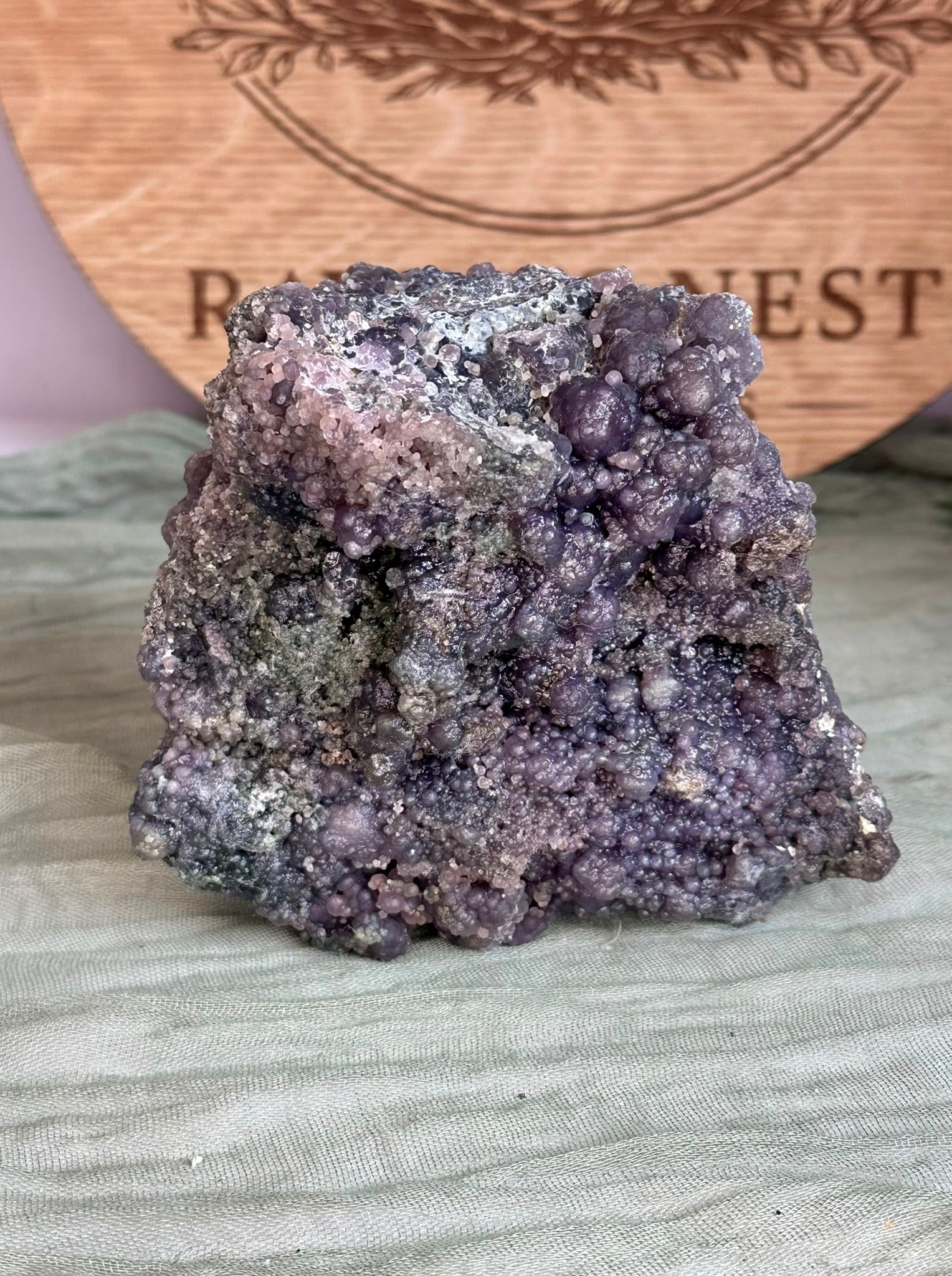 XL Bi-Colour Grape Agate Cluster