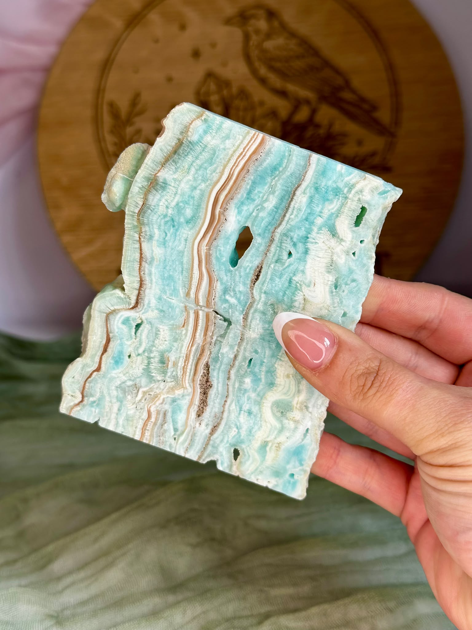 Hemimorphite Slab