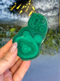 Orbicular Malachite Polished Slab