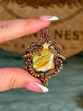 Large Wire Wrapped Labradorite Pendants - Choose Your Own