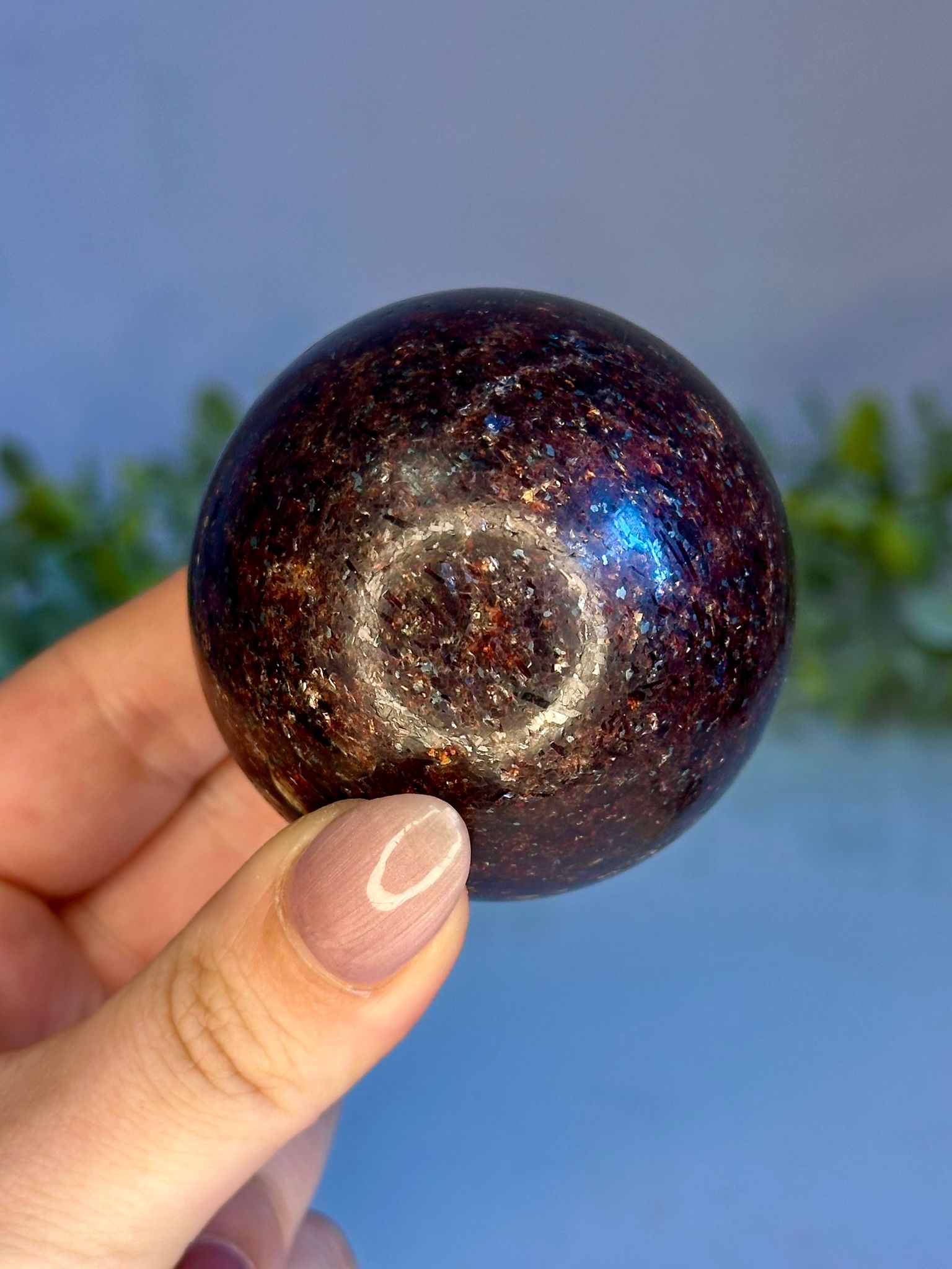 Garnet & Mica Sphere