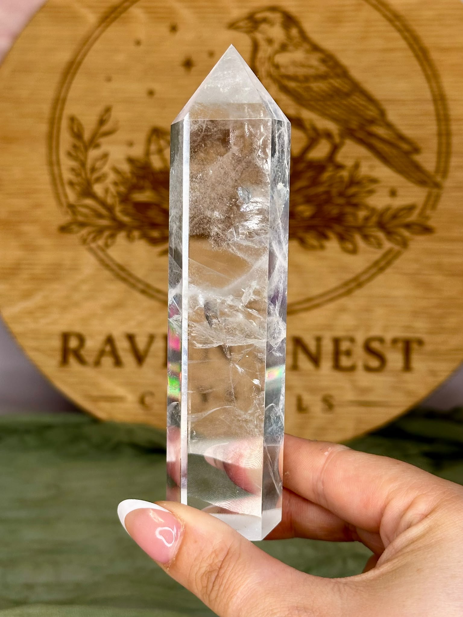 Brazilian Clear Quartz Tower