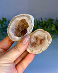 Pink Agate Geode Pair – Brazil