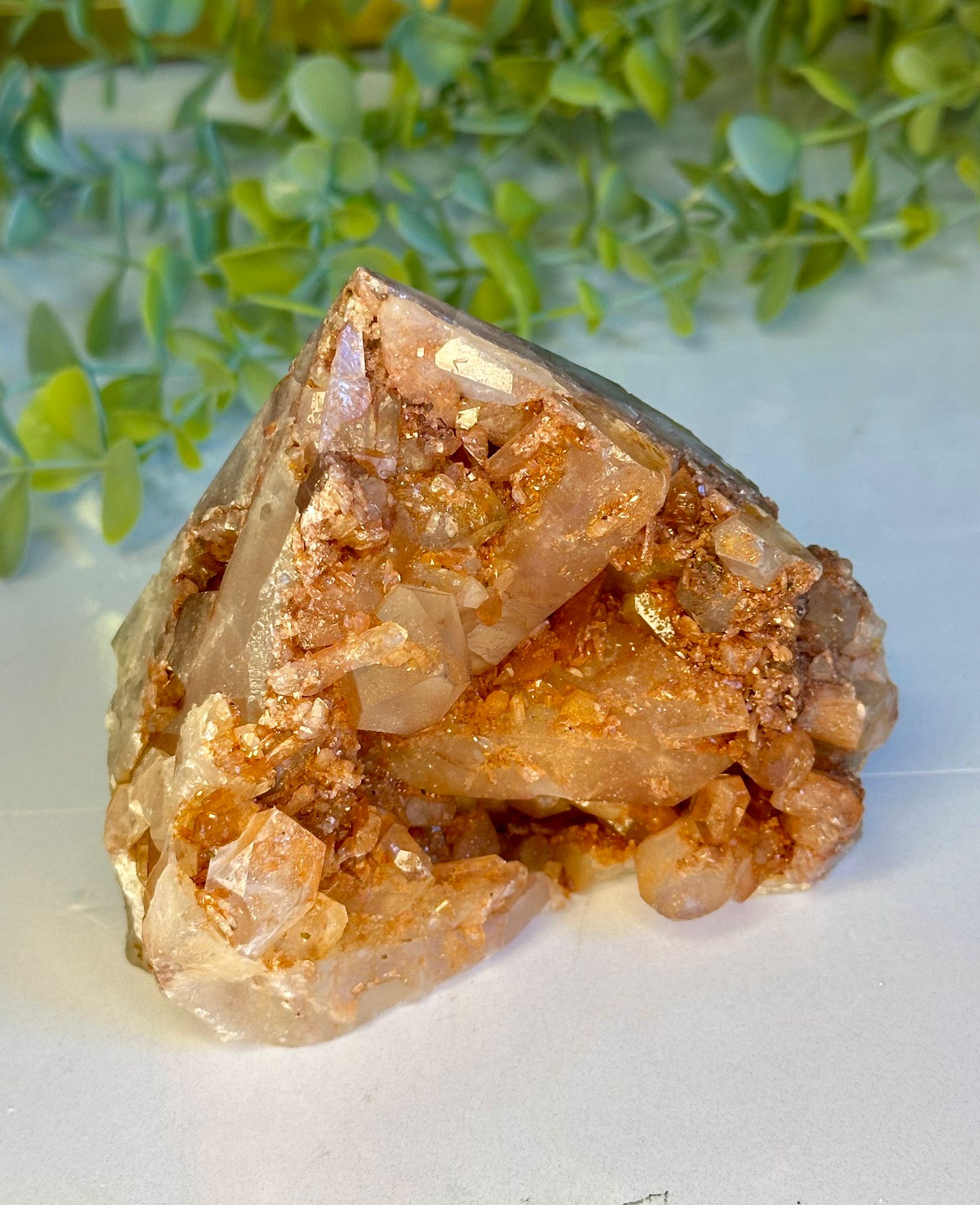Large Hematoid Quartz Cluster