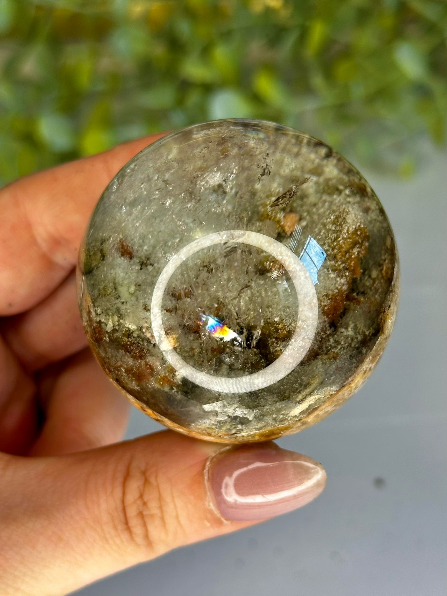 White Garden Quartz Sphere