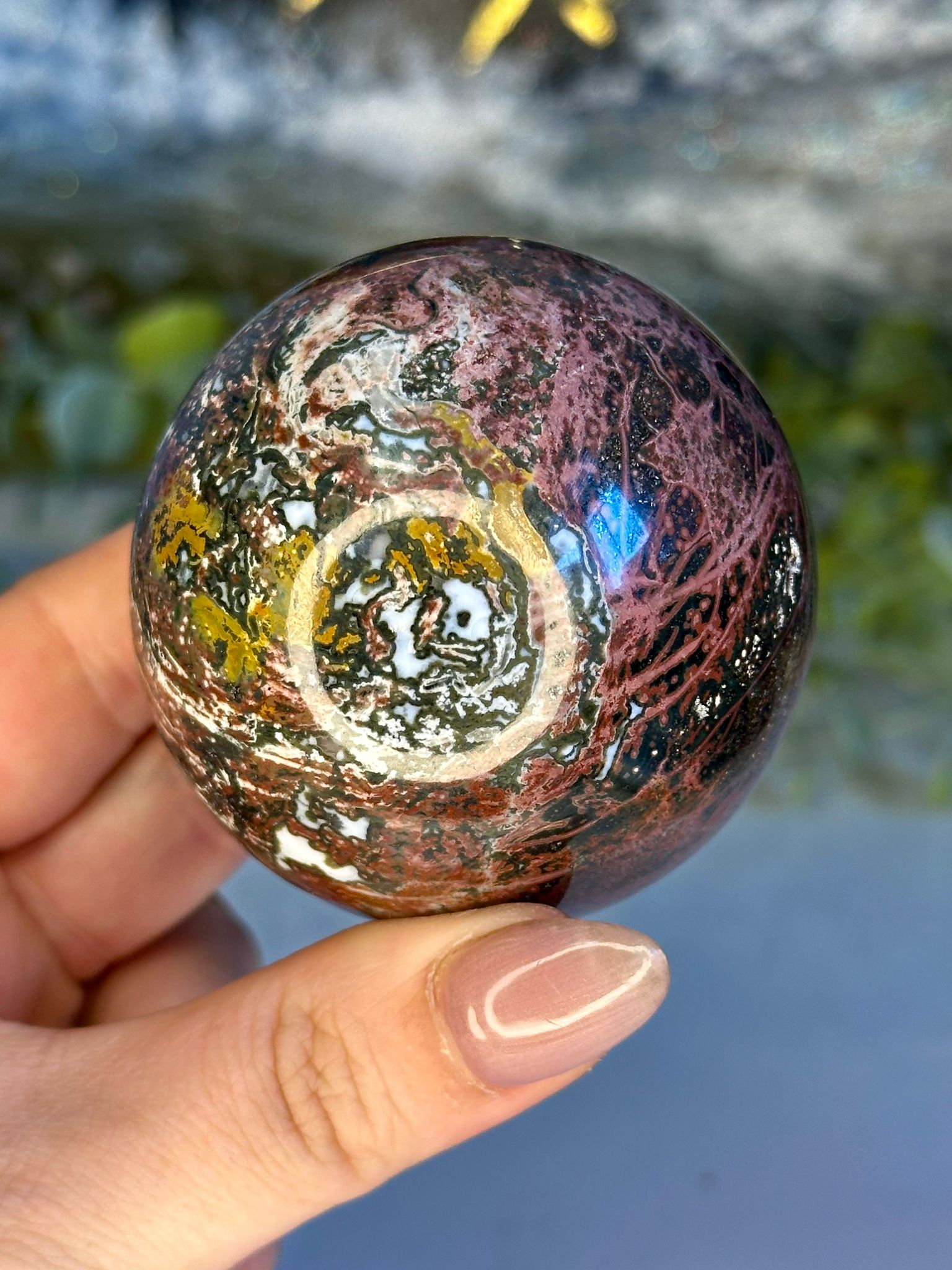 Eclipse Sea Jasper Sphere