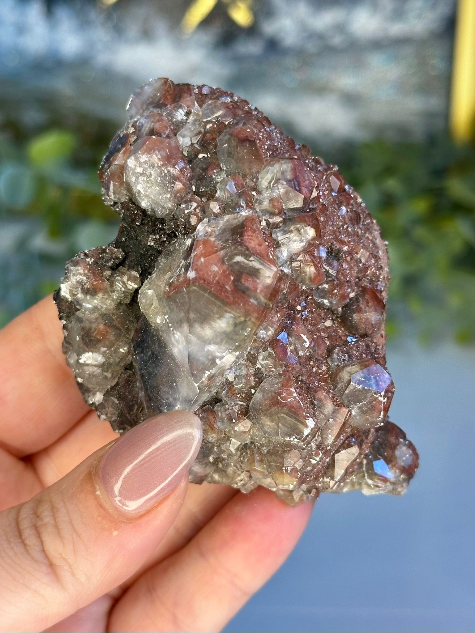 High Grade Congolese Chocolate Calcite Cluster