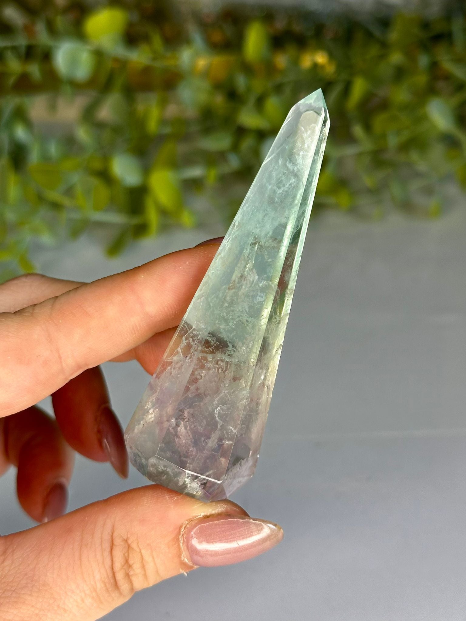 Fluorite Ring Holder Tower