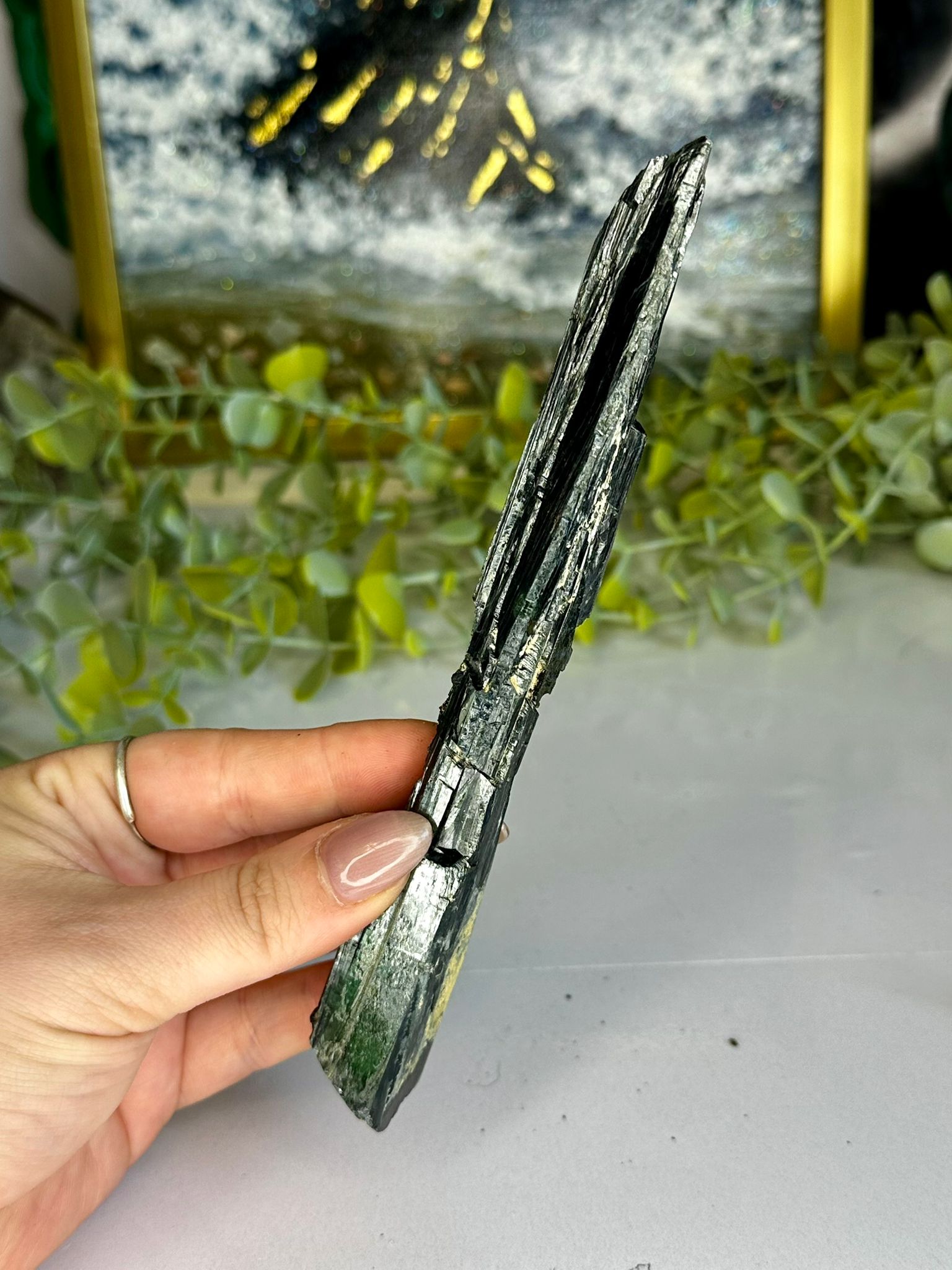 Natural Vivianite Blade Specimen
