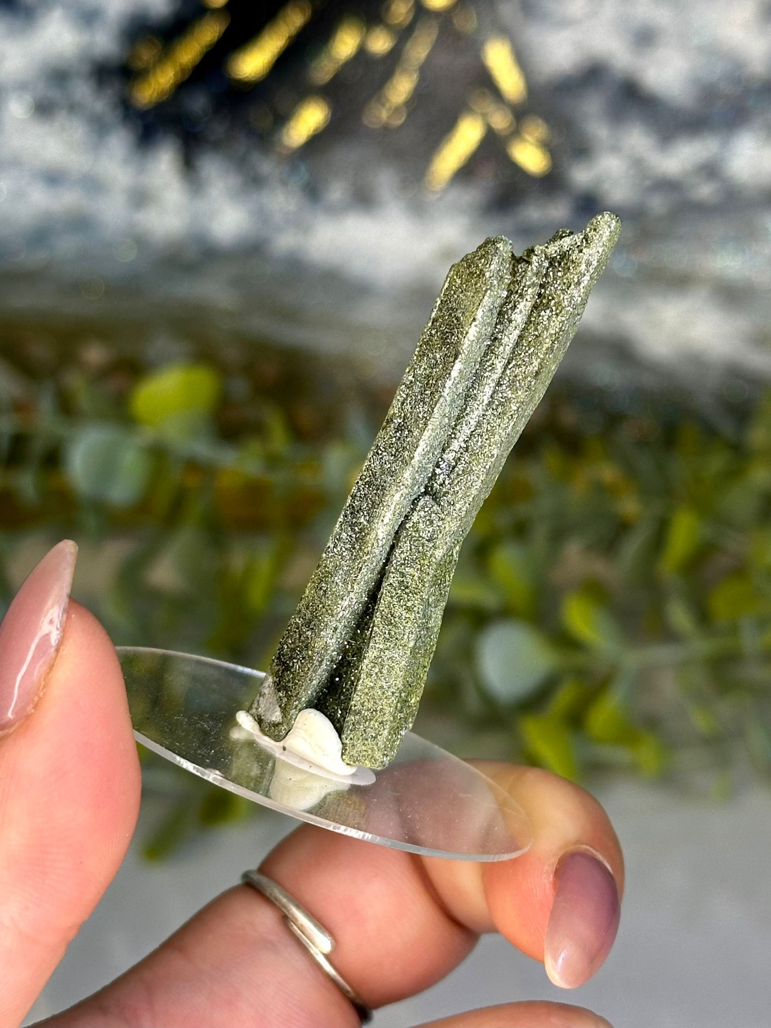 Turkish Epidote Crystal Point