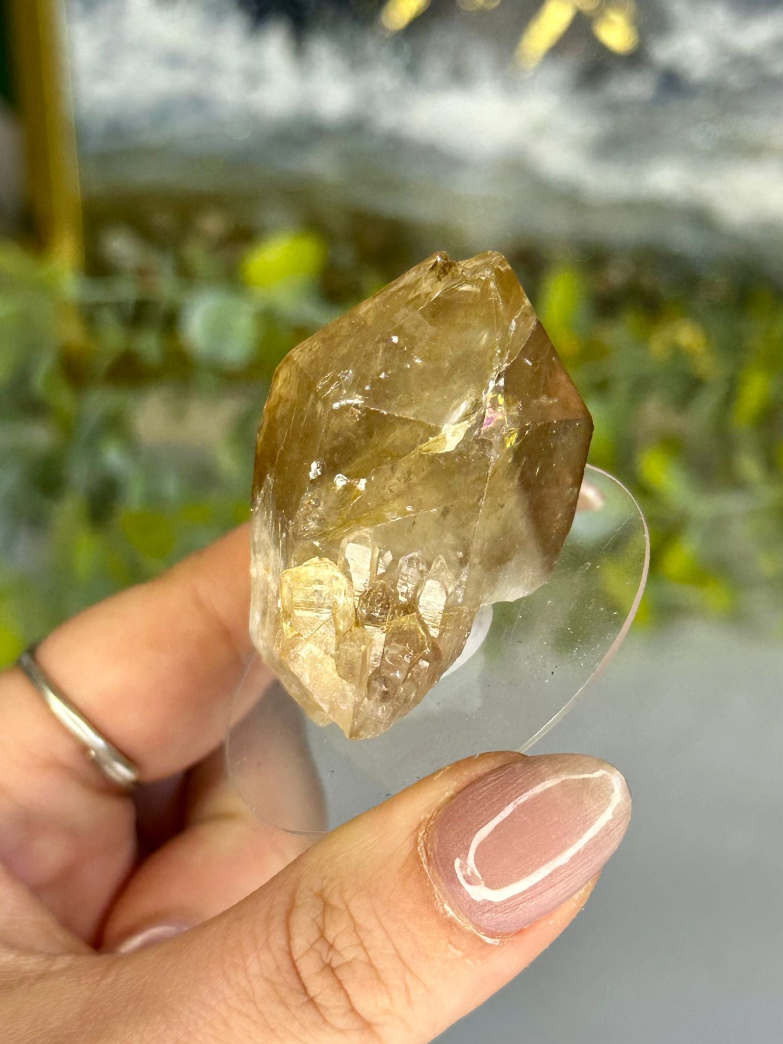 Natural Kundalini Citrine Crystal Point