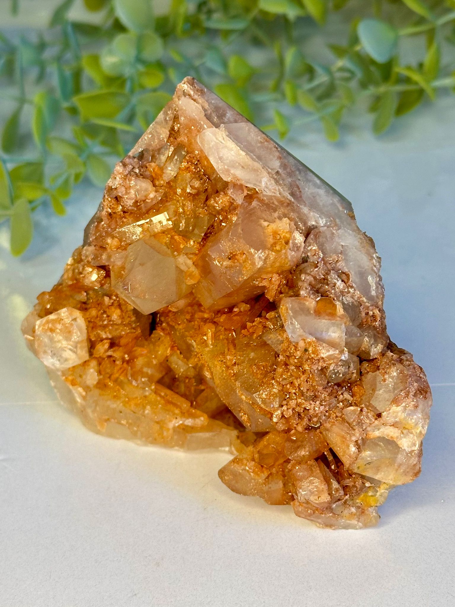 Large Hematoid Quartz Cluster
