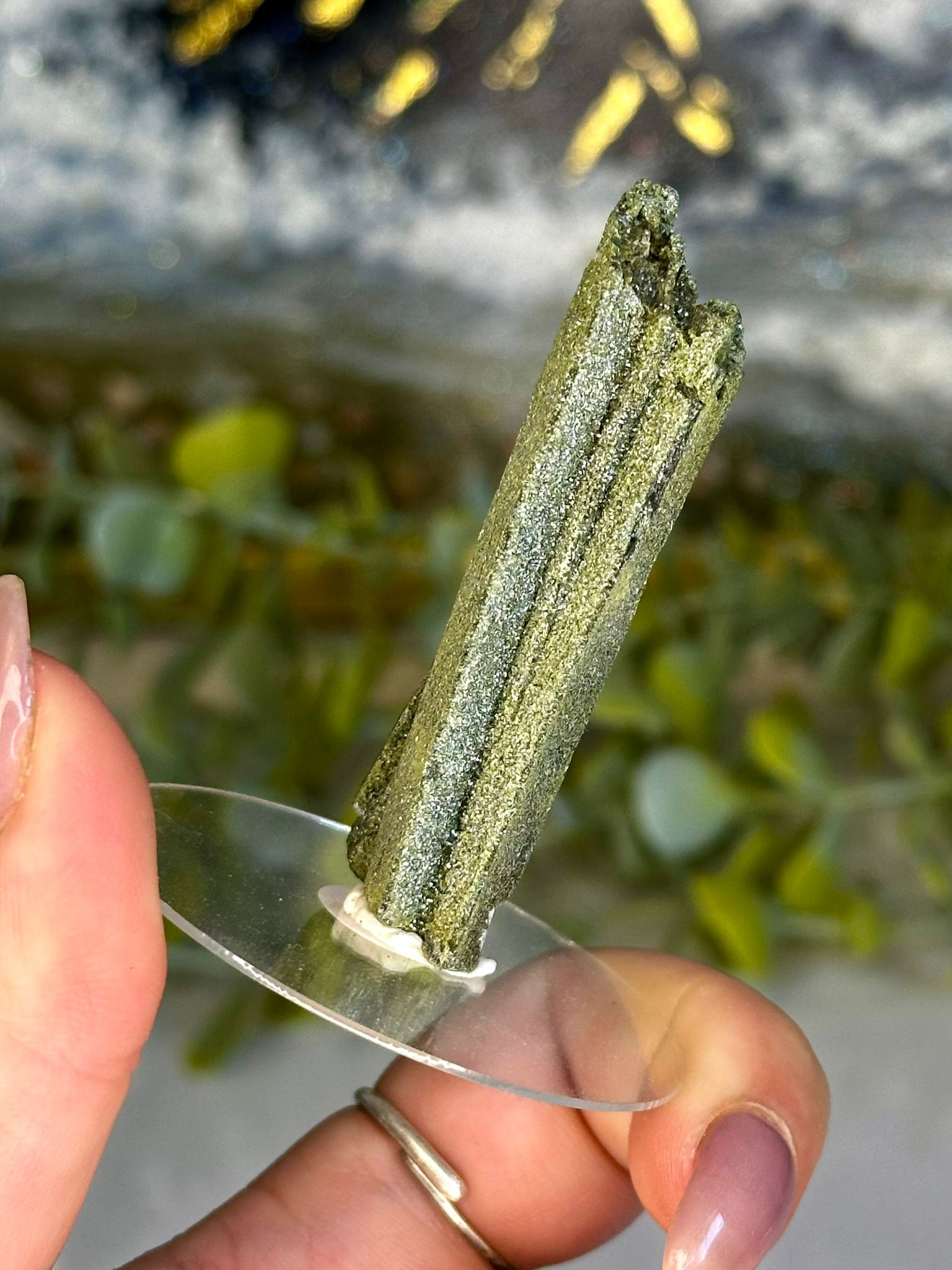 Turkish Epidote Crystal Point