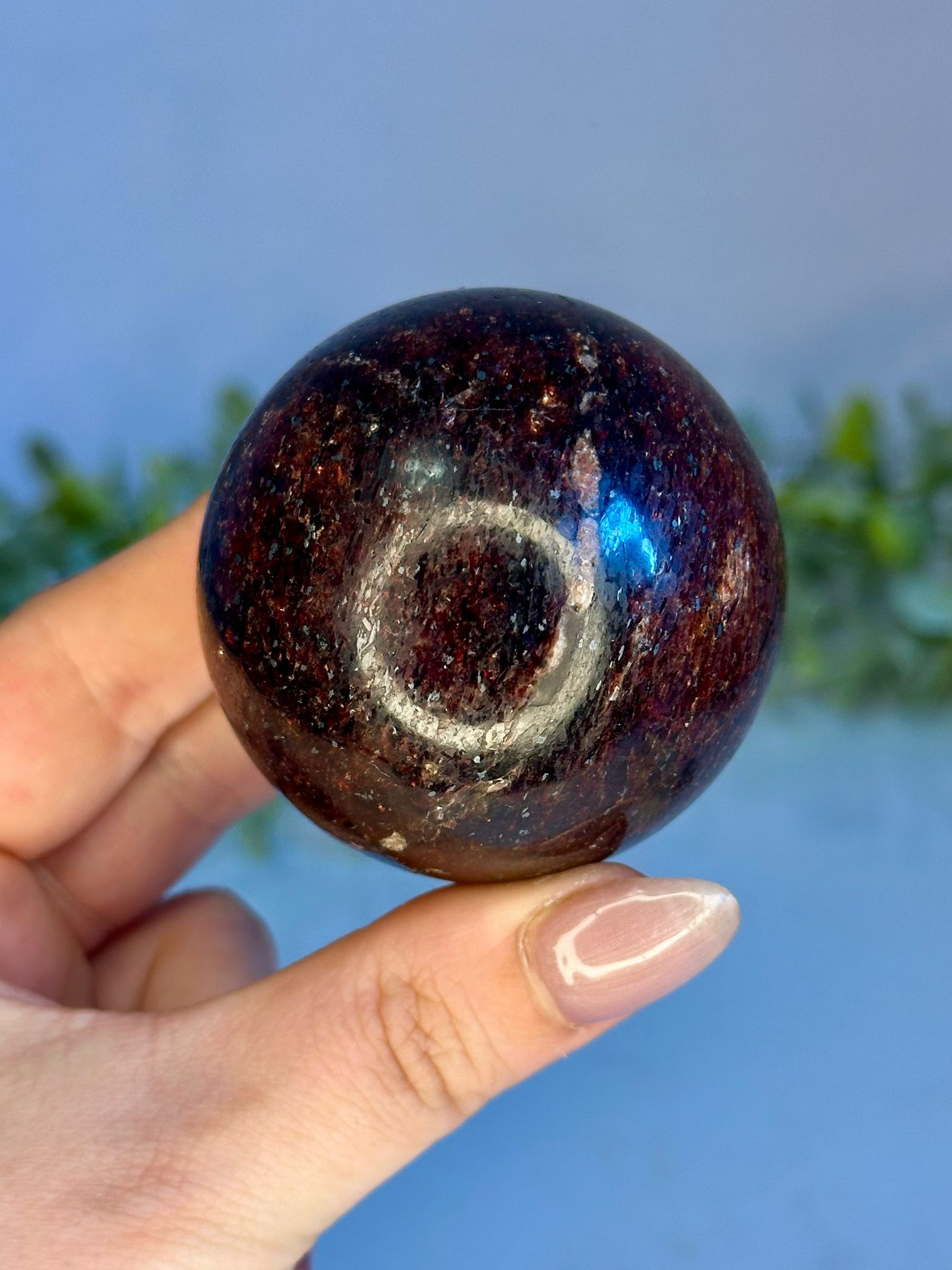 Garnet & Mica Sphere