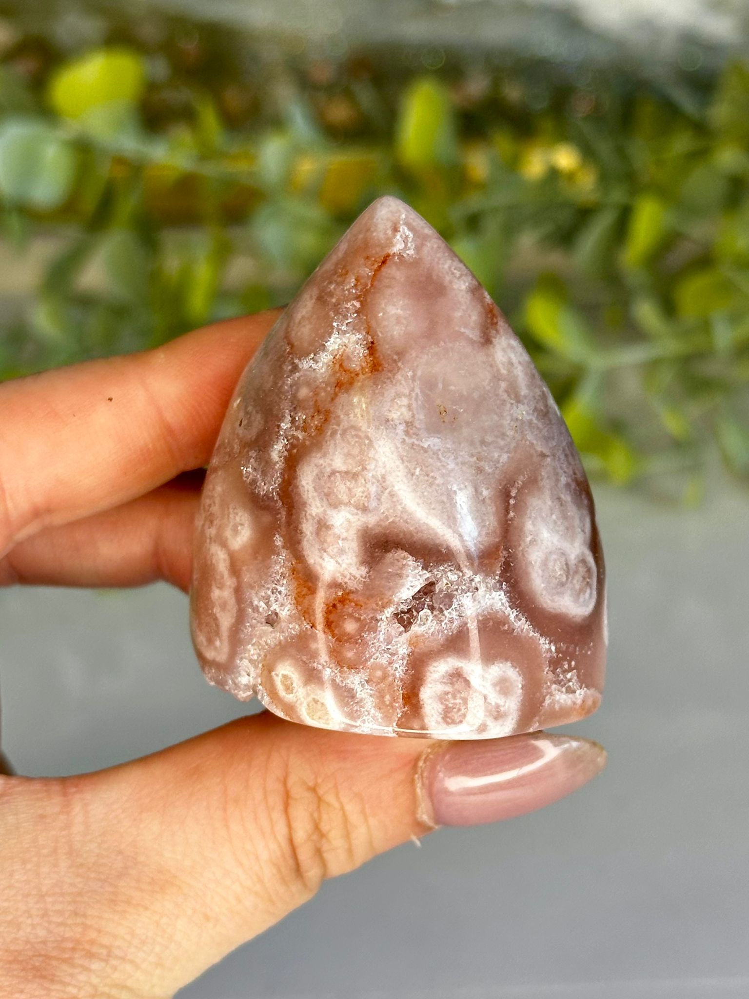Pink Amethyst Druzy Freeform