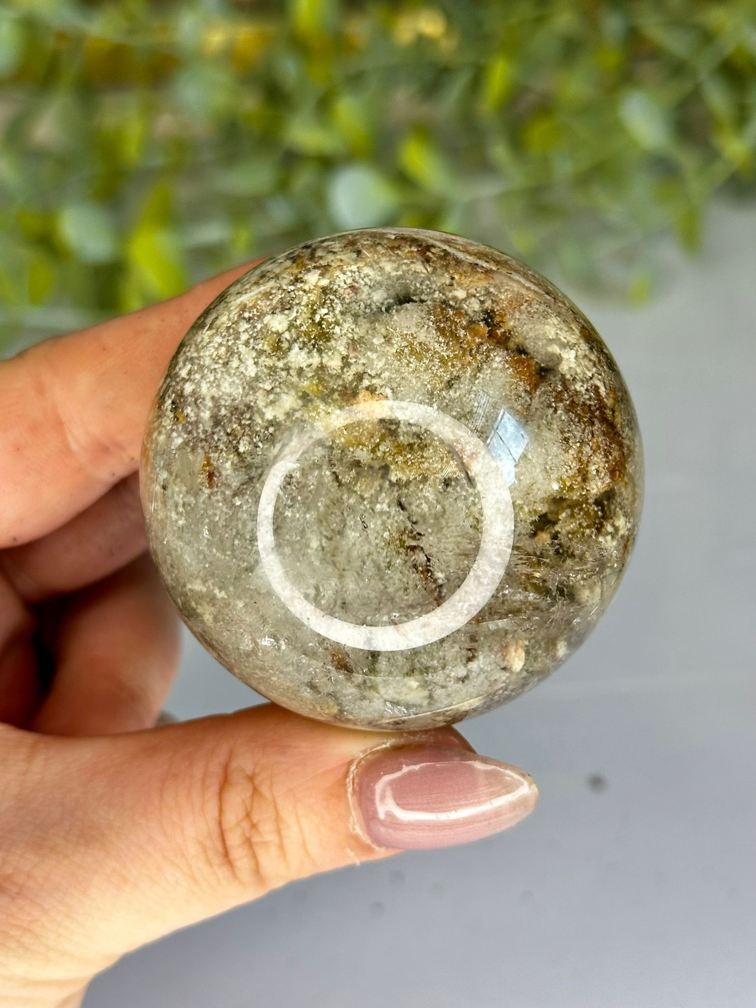 White Garden Quartz Sphere
