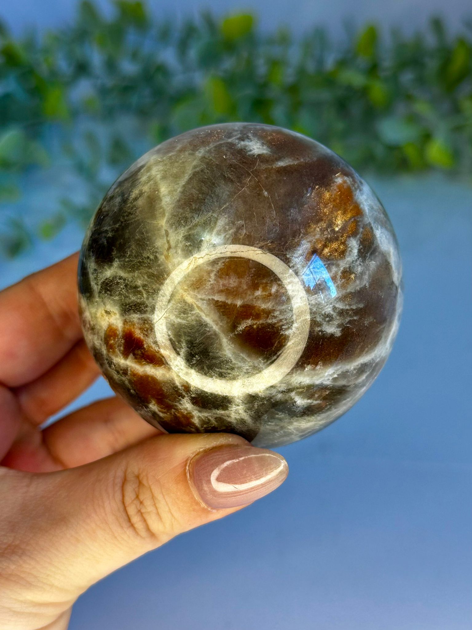 High Quality Sunstone x Moonstone Sphere