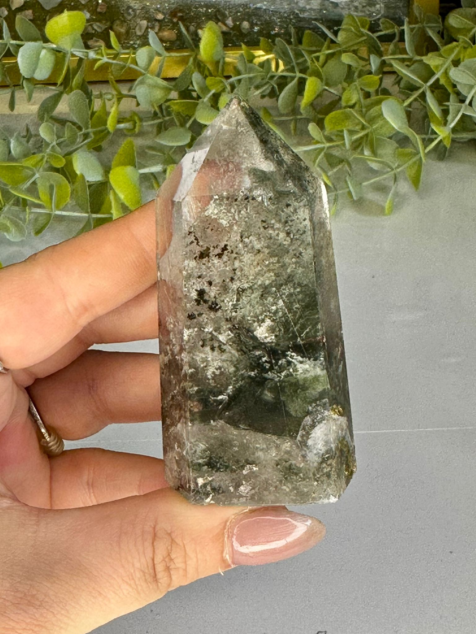 Green Garden Quartz Tower