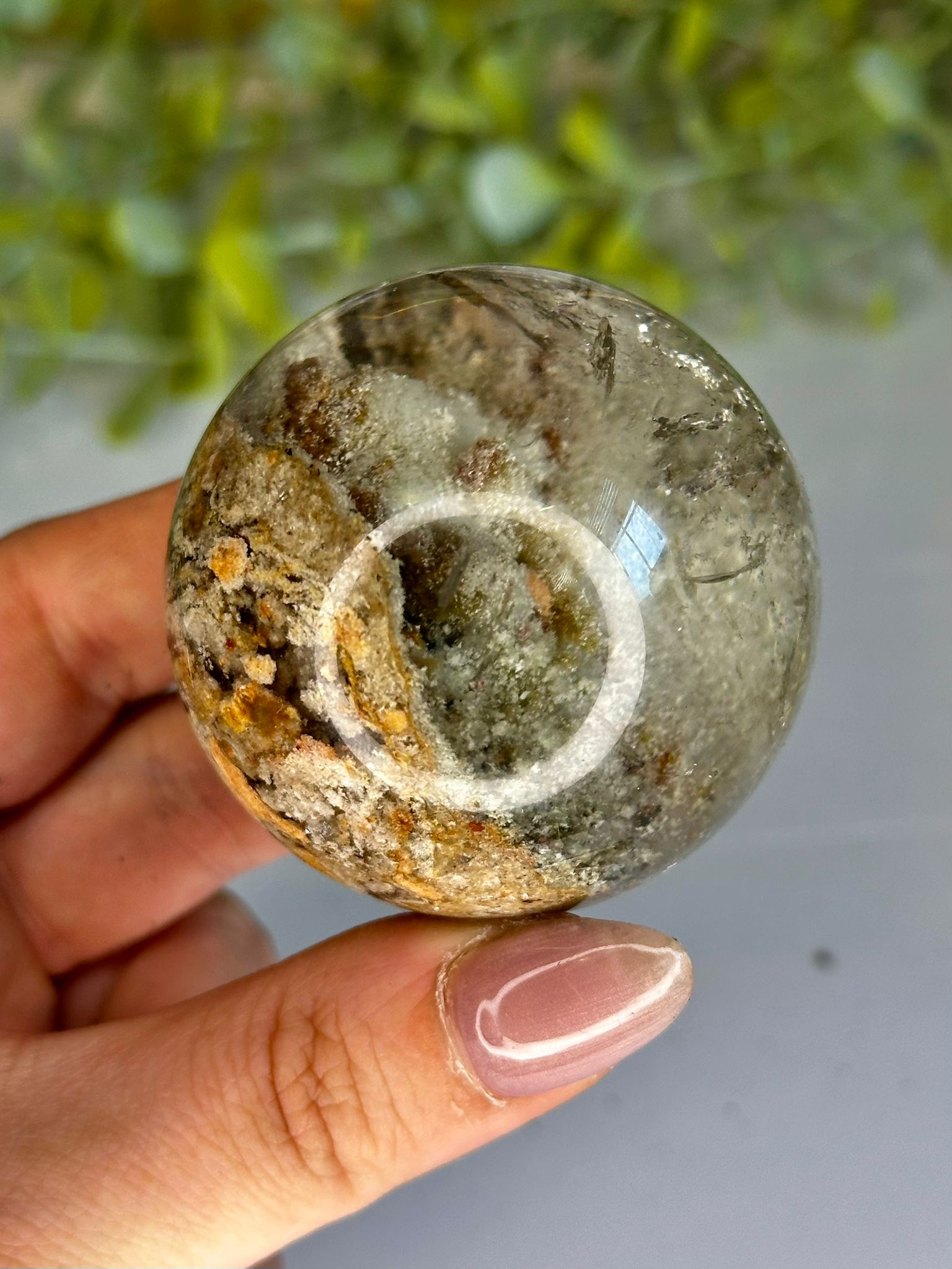 White Garden Quartz Sphere