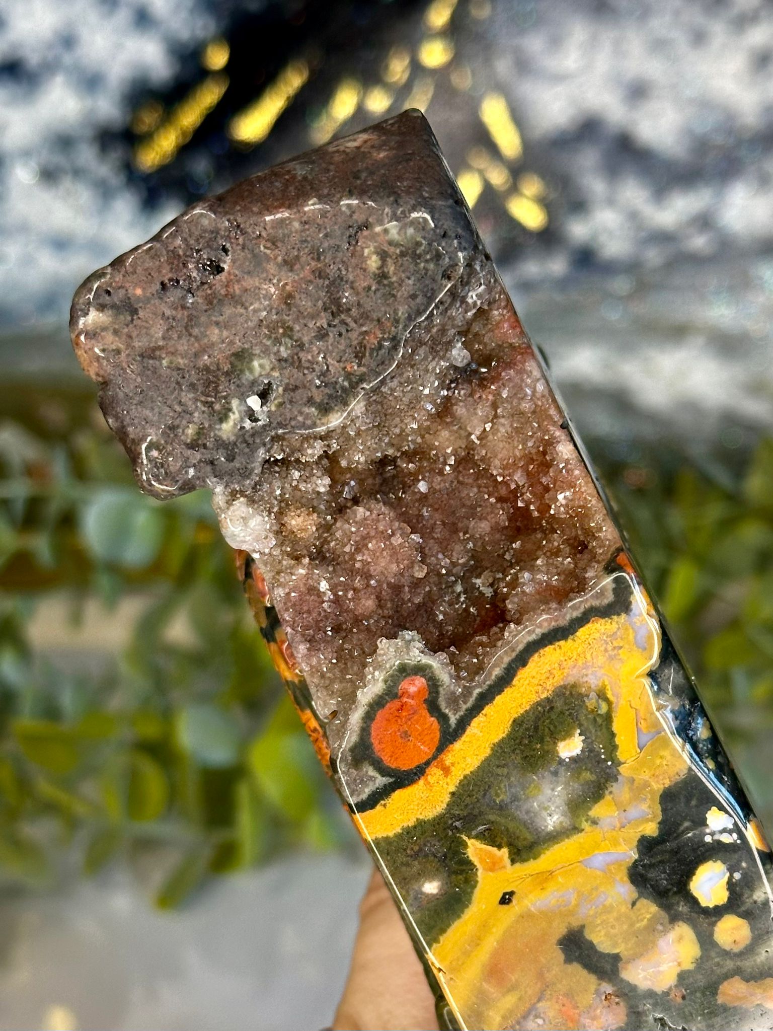 Collectors Grade Eighth Vein Druzy Dragon Carving