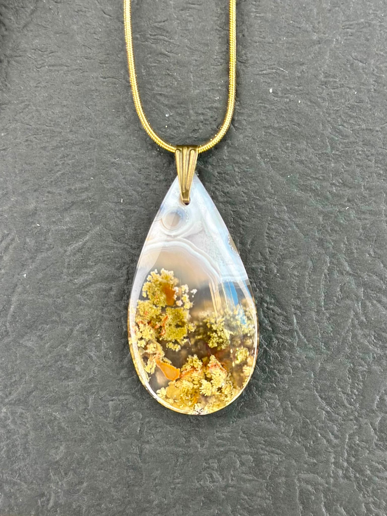 Indonesian Scenic Moss Agate Pendants- Choose Your Own