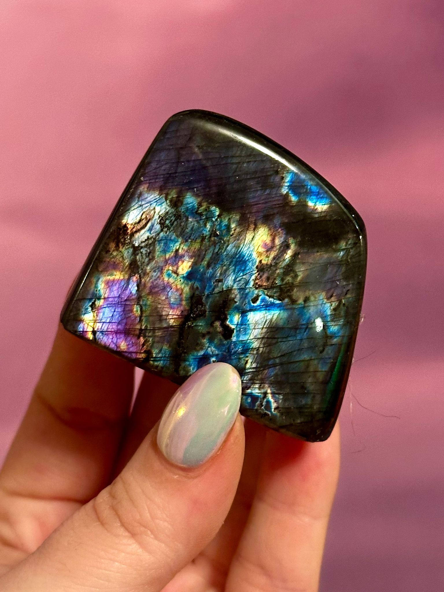 Veil of Aurora Labradorite — Nythera