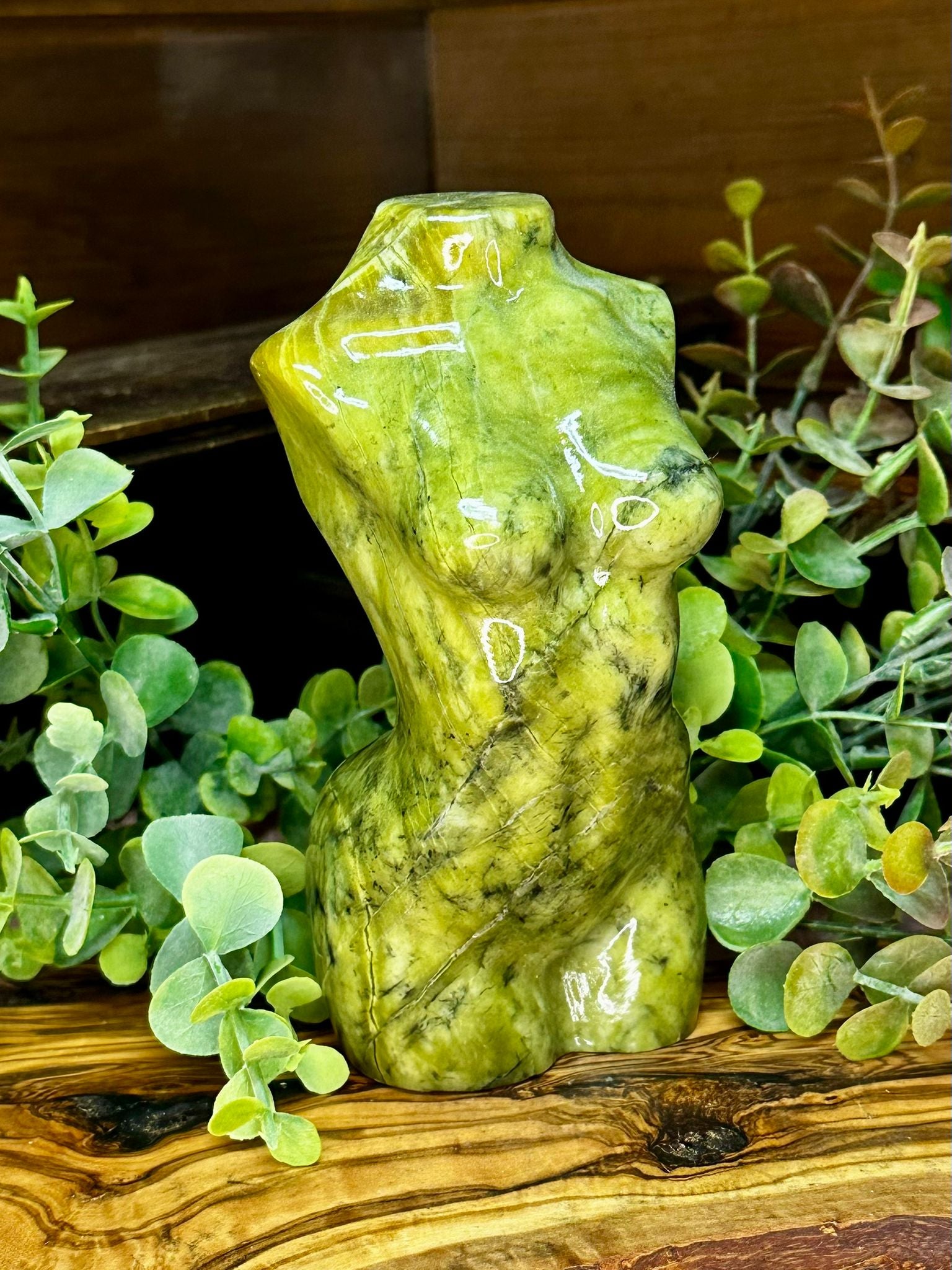 XL Serpentine Goddess Carving