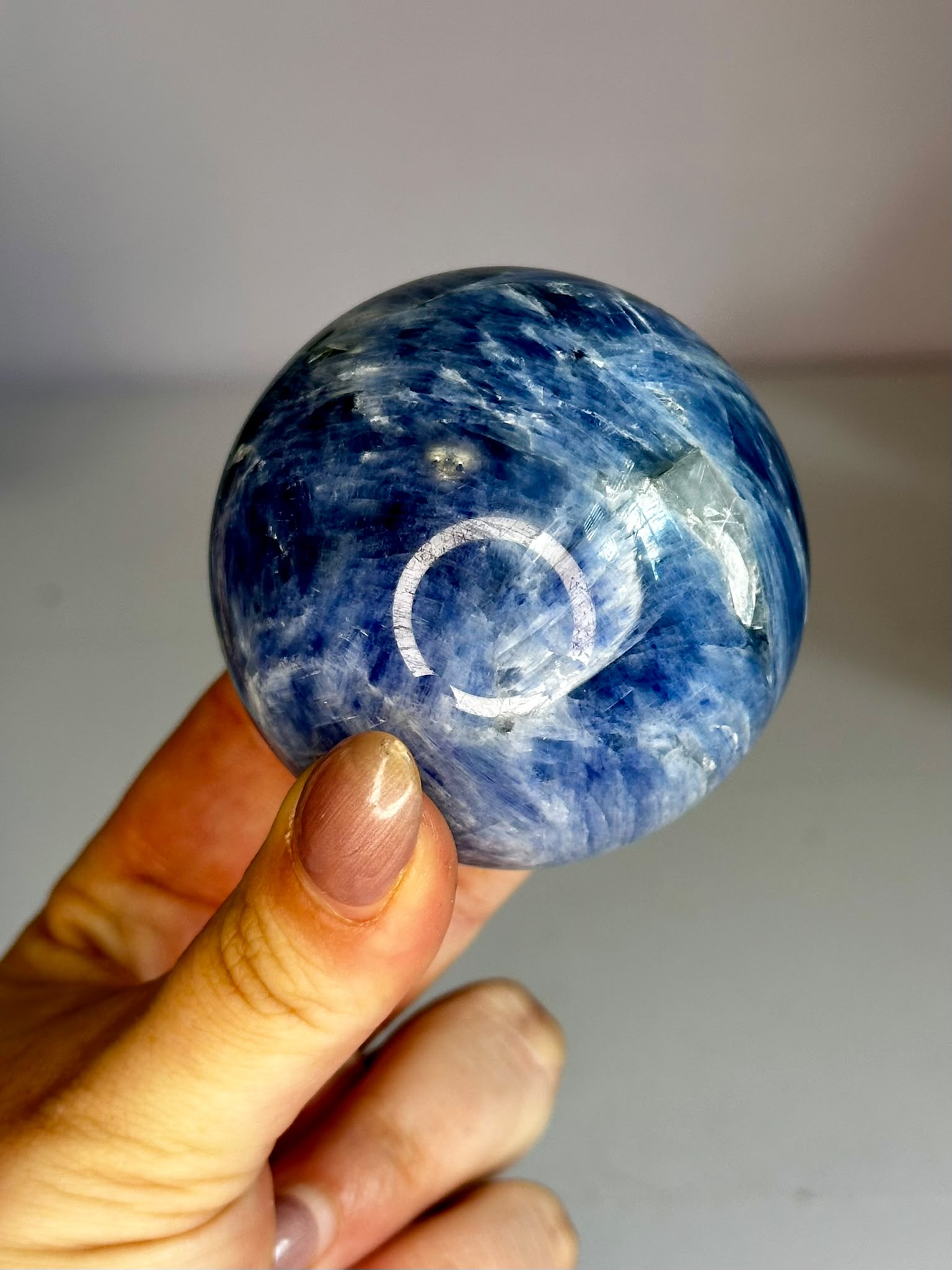 High Quality Blue Kyanite Sphere