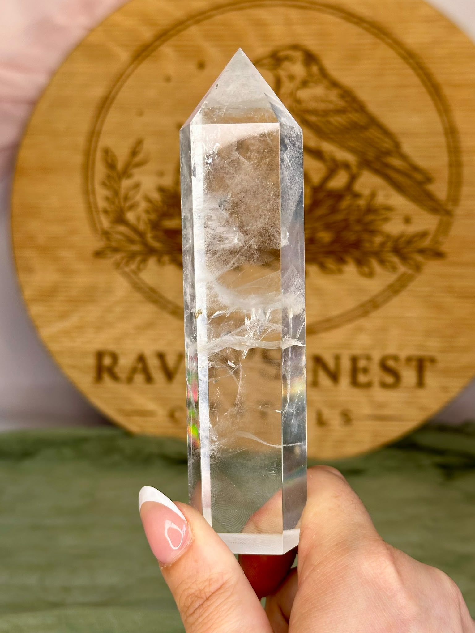 Brazilian Clear Quartz Tower