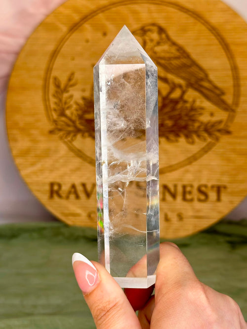 Brazilian Clear Quartz Tower