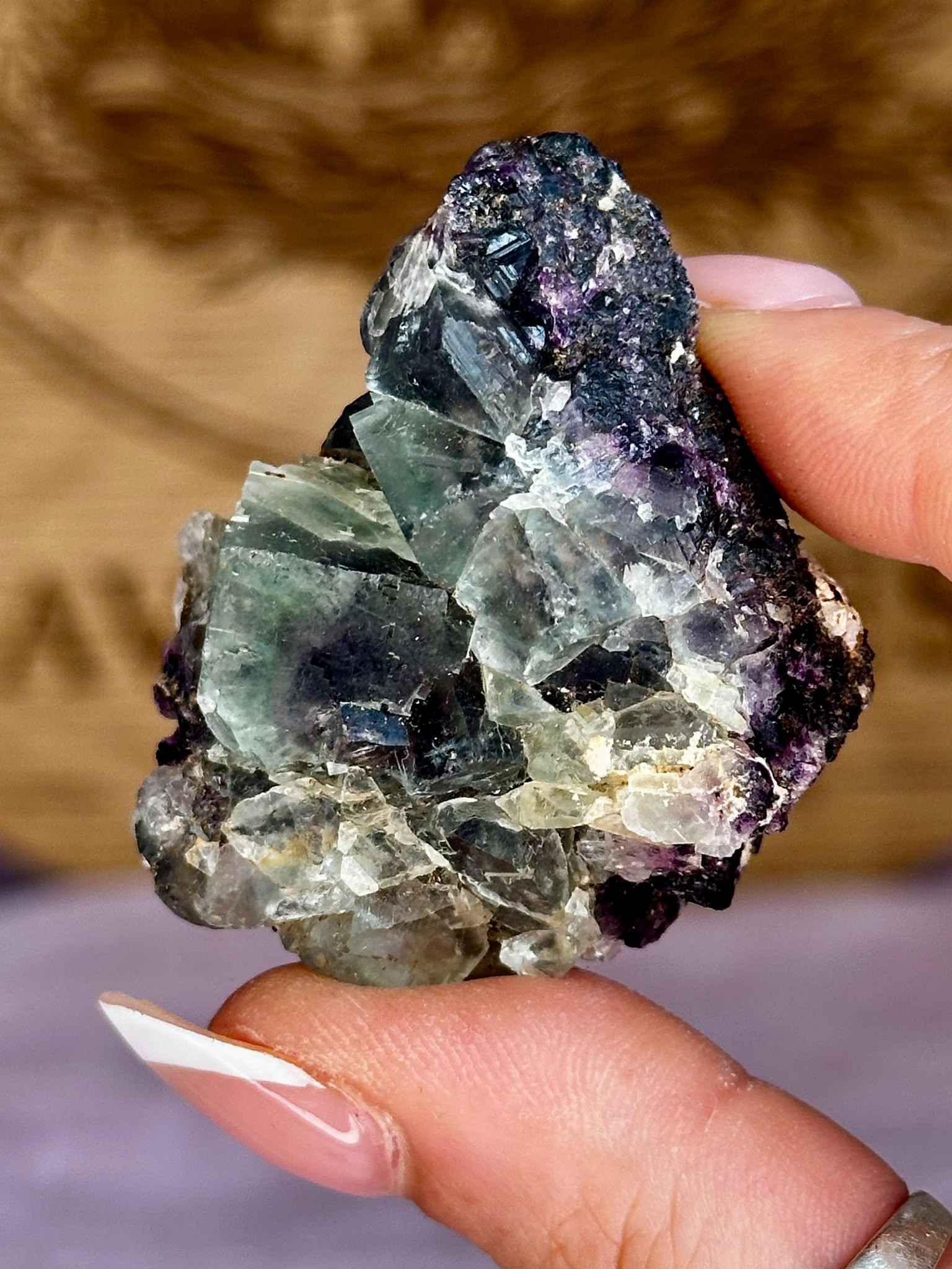 Okorusu Bi Colour Fluorite