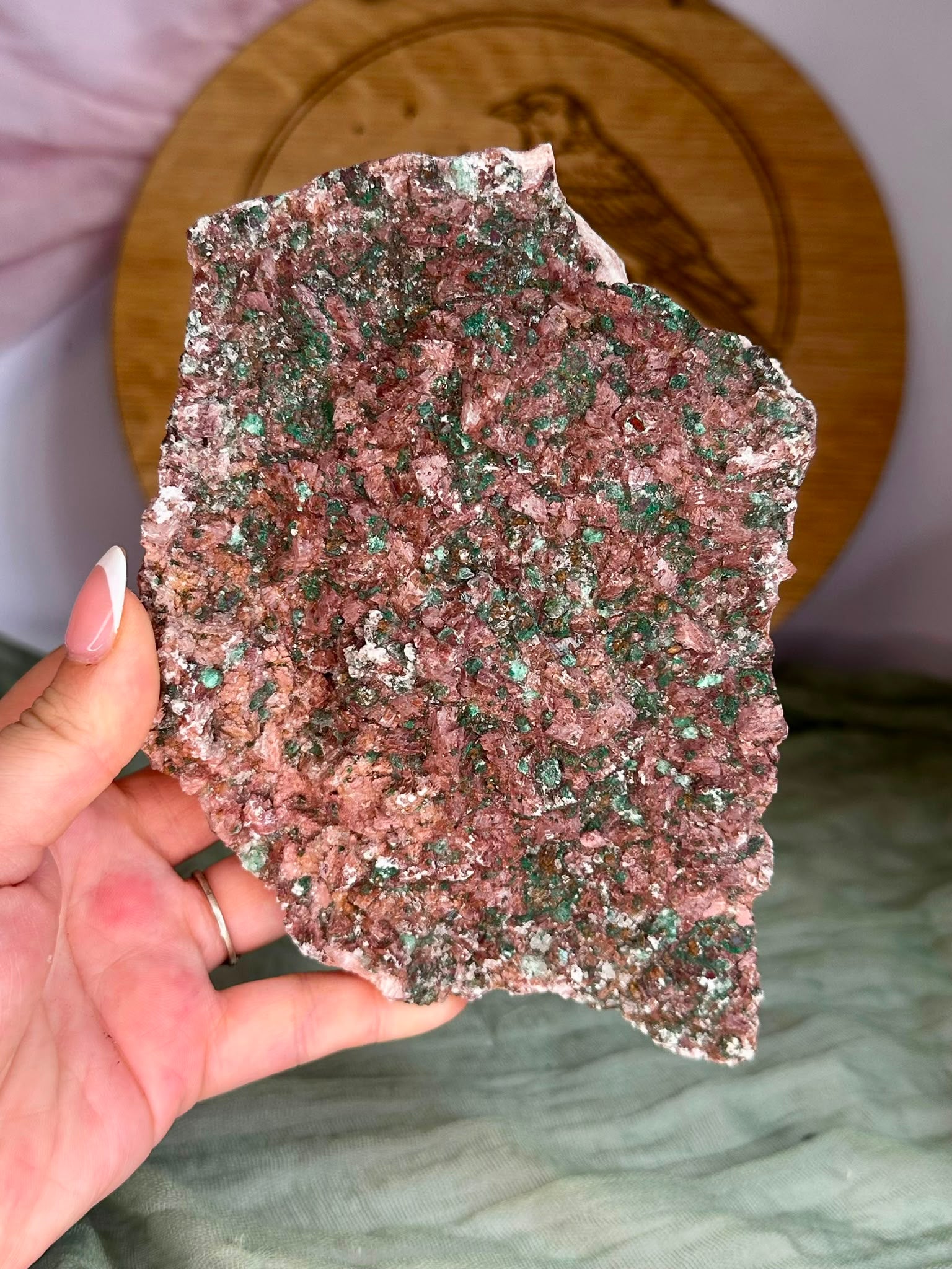 XL Malachite on Manganoan Dolomite